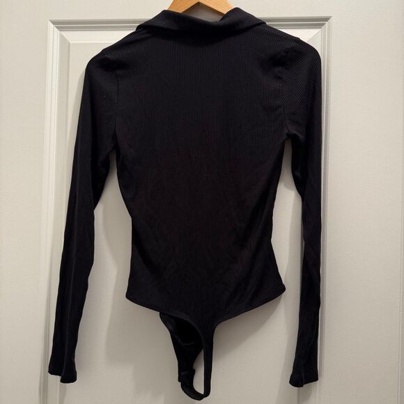 Wilfred Ribbed Bodysuit in Black size M - Picture 3 of 3